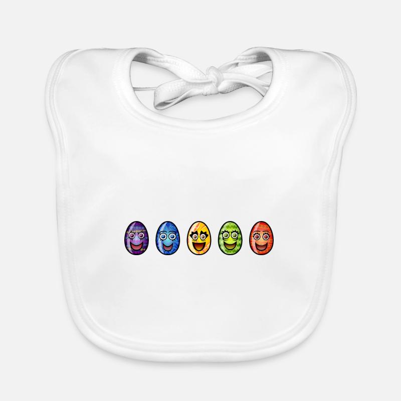 Easter egg Organic Baby Bibs