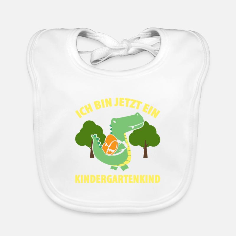 Ich Bin Jetzt Ein Kindergartenkind Baby Bio-Lätzchen