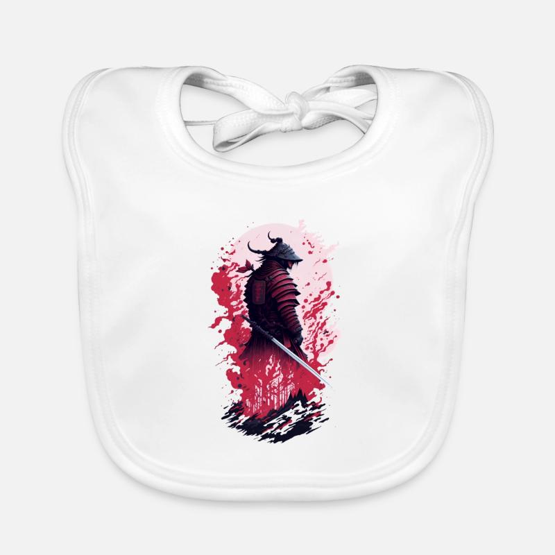 Shadow Samurai: Colorful Chaos Unleashed Baby Bio-Lätzchen