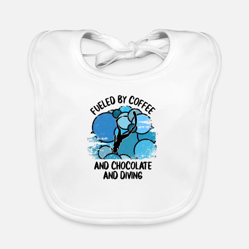 Divers Scuba Diving Scuba Diving Scuba Diving Organic Baby Bibs