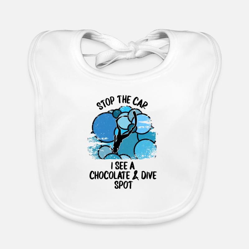Divers Scuba Diving Scuba Diving Scuba Diving Organic Baby Bibs