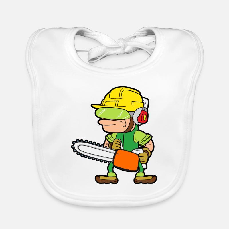 Bûcheron bûcheron Bavoir bio Bébé