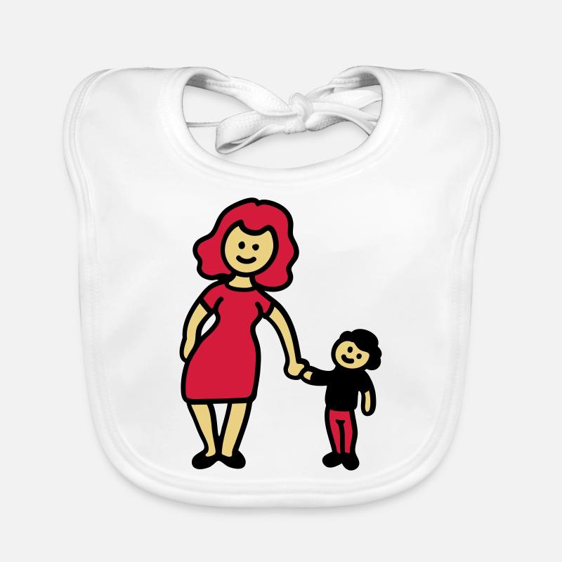 Mutter / Oma + Kind 3 Baby Bio-Lätzchen