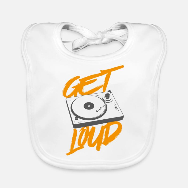Get Loud Organic Baby Bibs