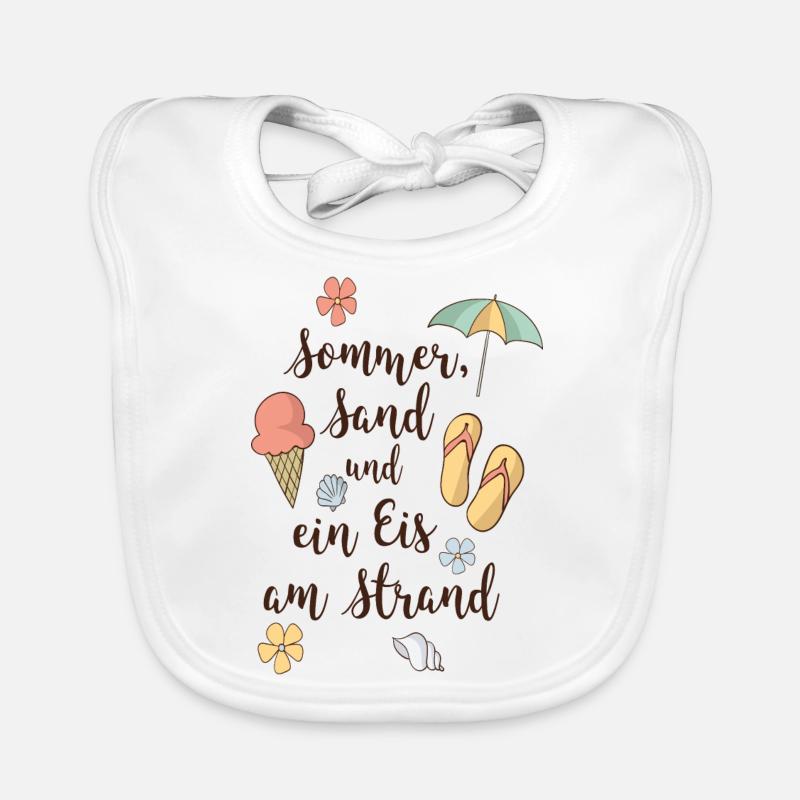 Strand Baby Bio-Lätzchen