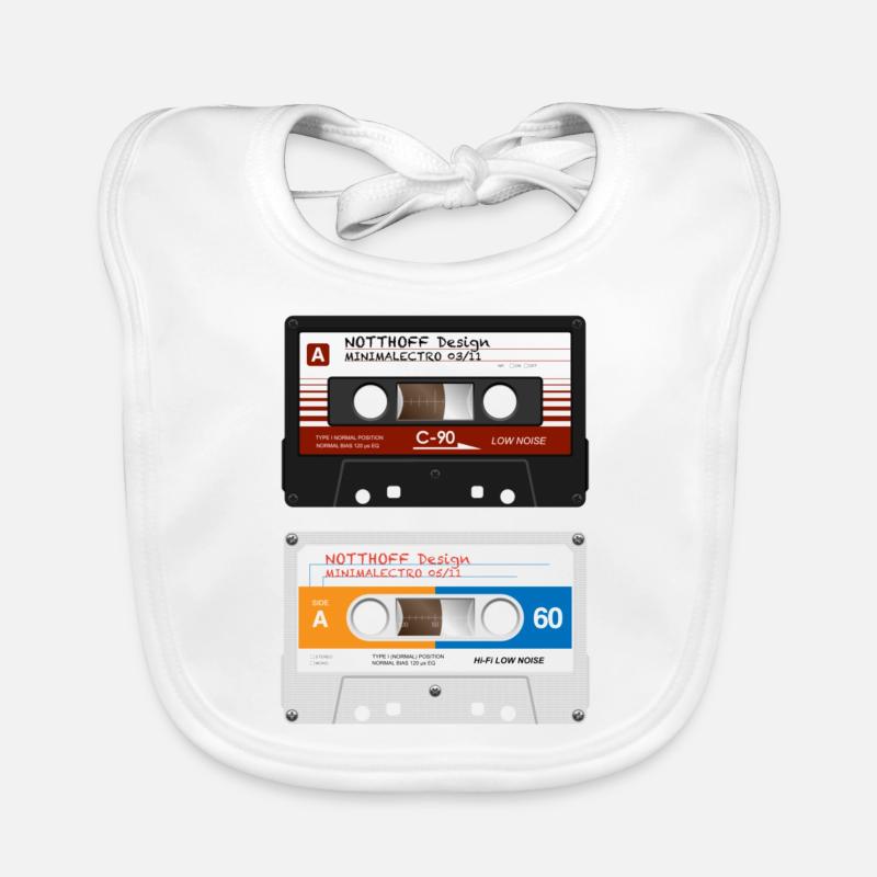 Tapes Minimalectro Organic Baby Bibs