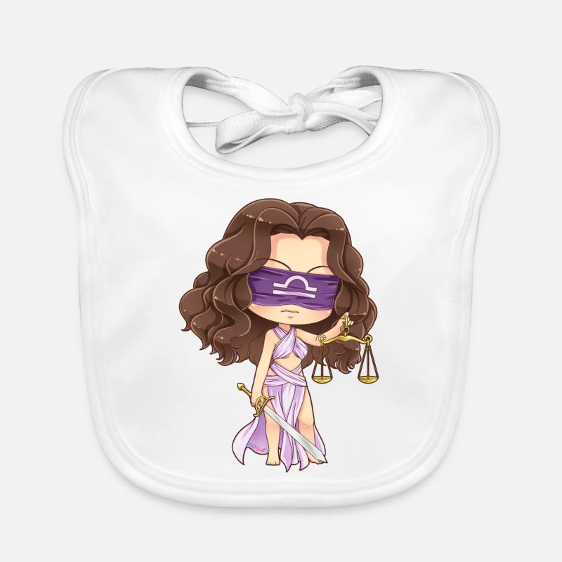MOSBIES libra zodiac horoscope gift Organic Baby Bibs