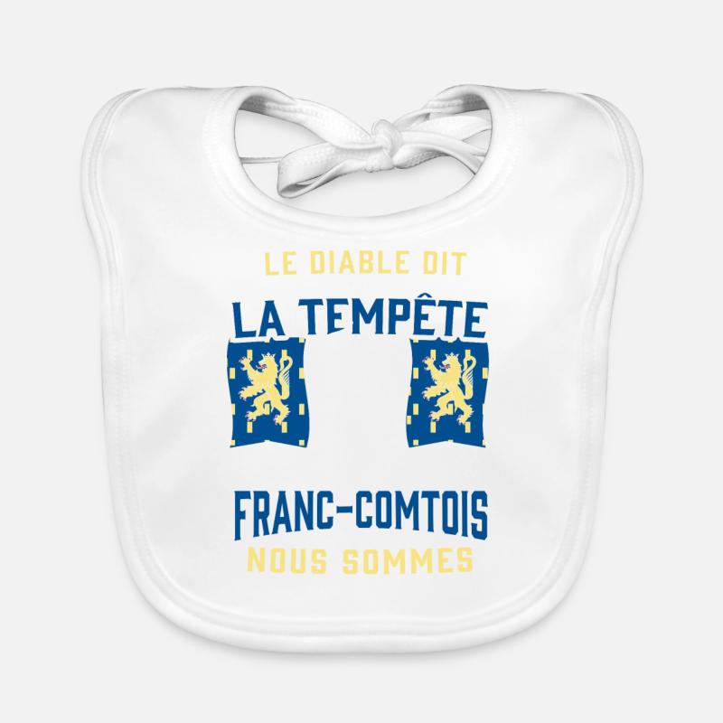 Tempête Franc-Comtois Bavoir bio Bébé