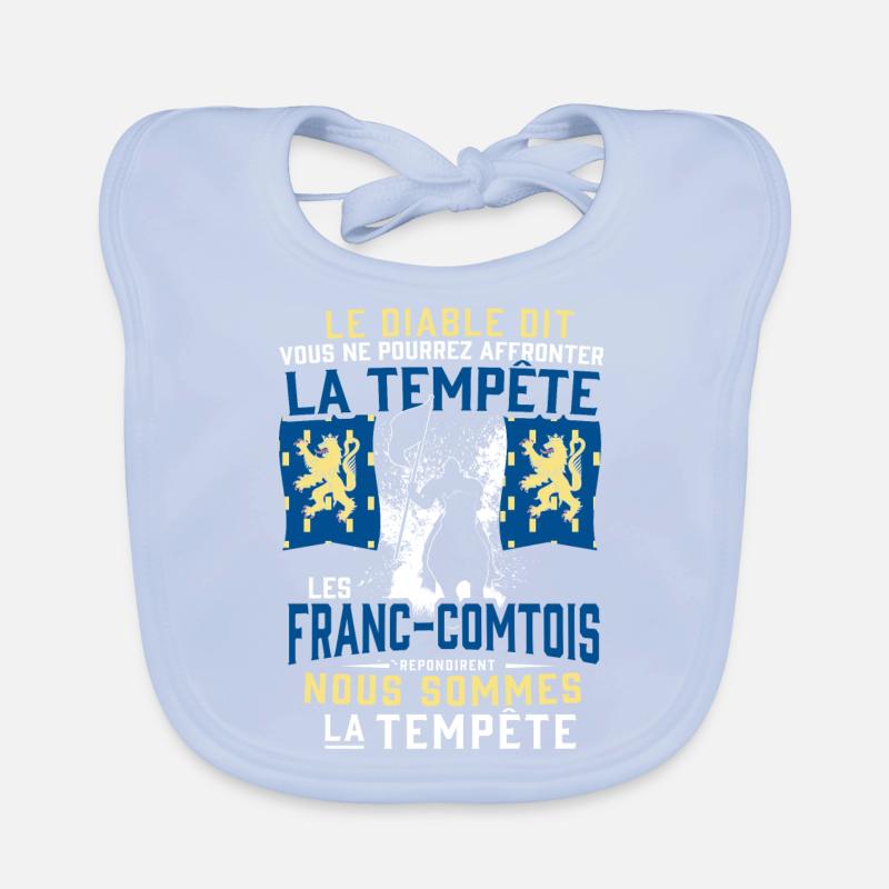 Tempête Franc-Comtois Bavoir bio Bébé