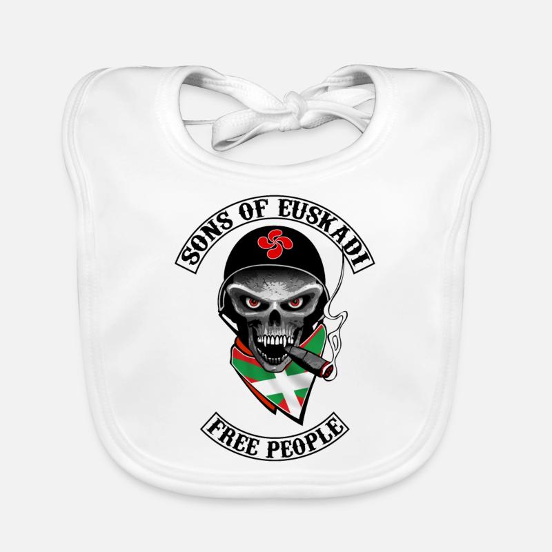 Baskische Biker-Design Baby Bio-Lätzchen