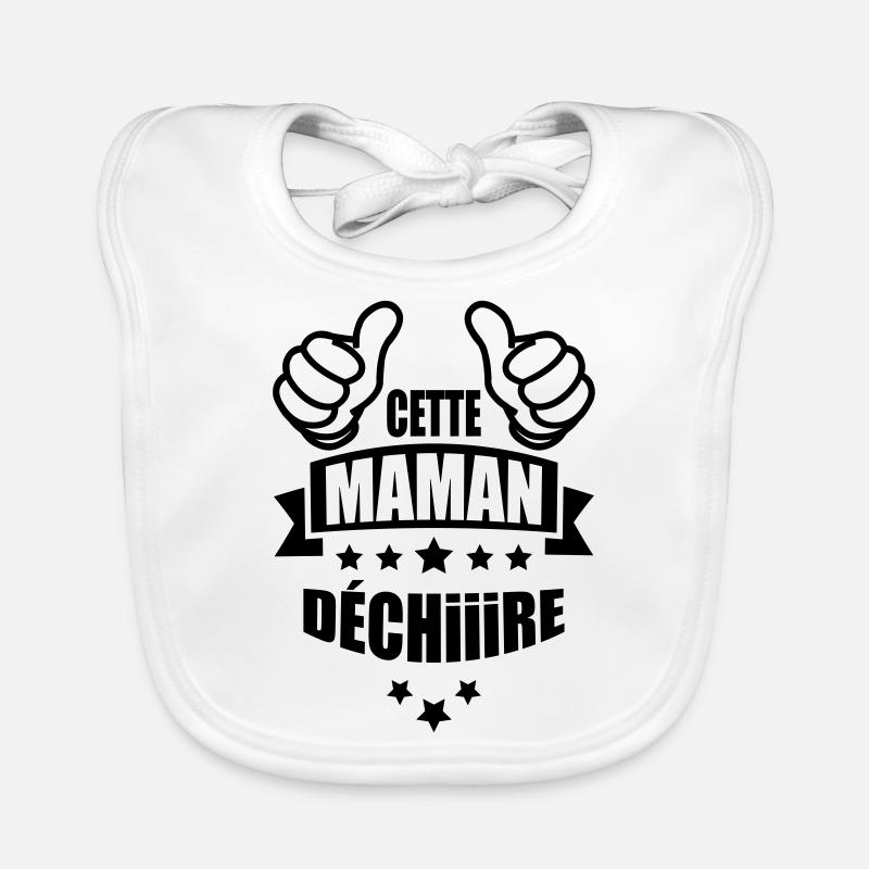cette maman déchire Bavoir bio Bébé