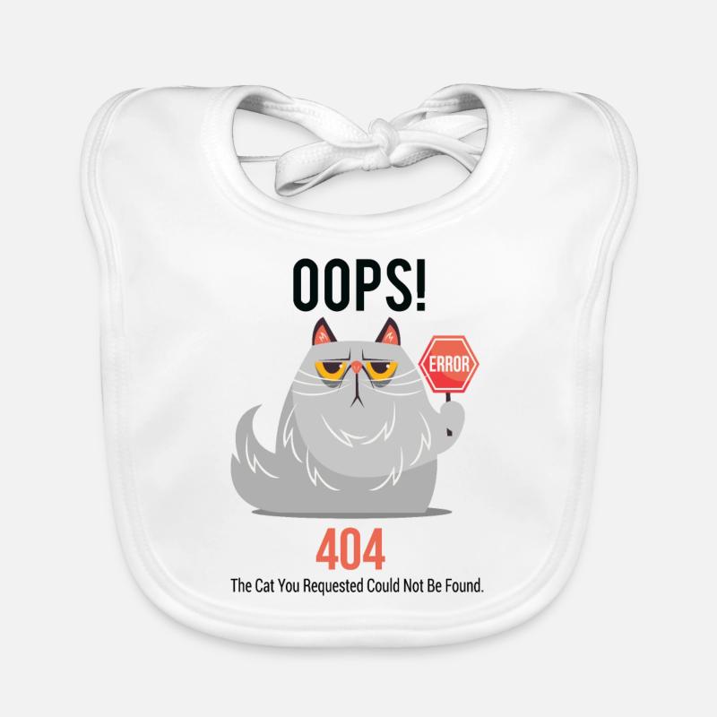 Grumpy Cat 404 Baby Bio-Lätzchen