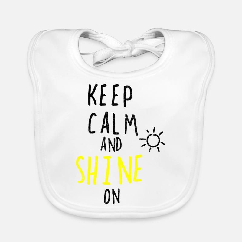 Sunshine Summer Relax - Bavoir bio Bébé - blanc
