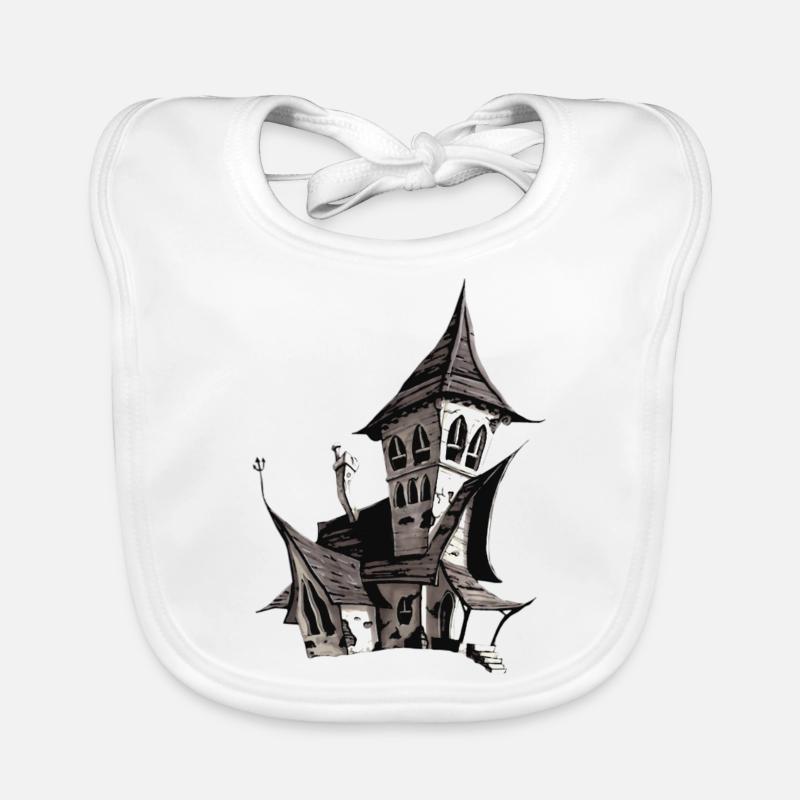 Vampir Schloss Baby Bio-Lätzchen