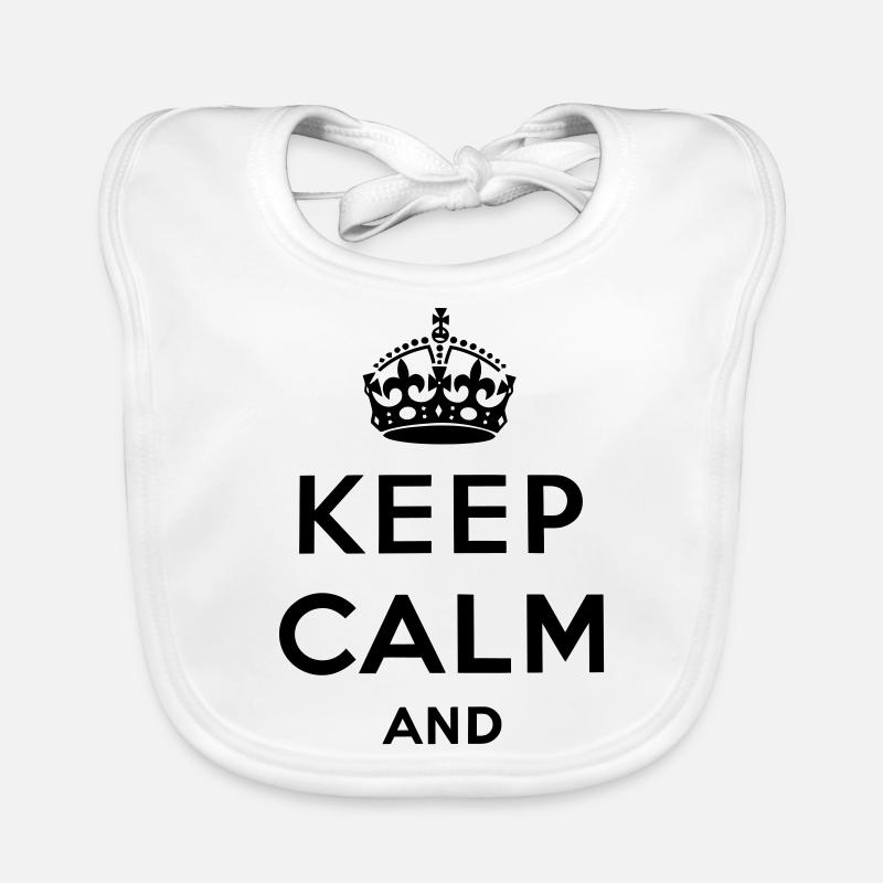 Keep calm and ... Baby Bio-Lätzchen