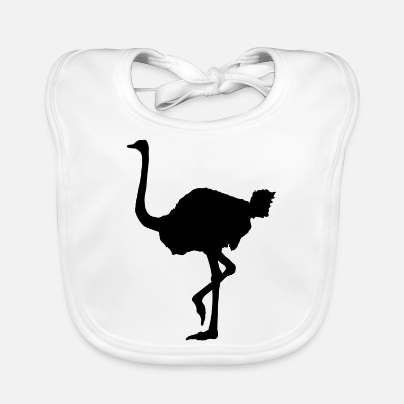 Ostrich Baby Bio-Lätzchen