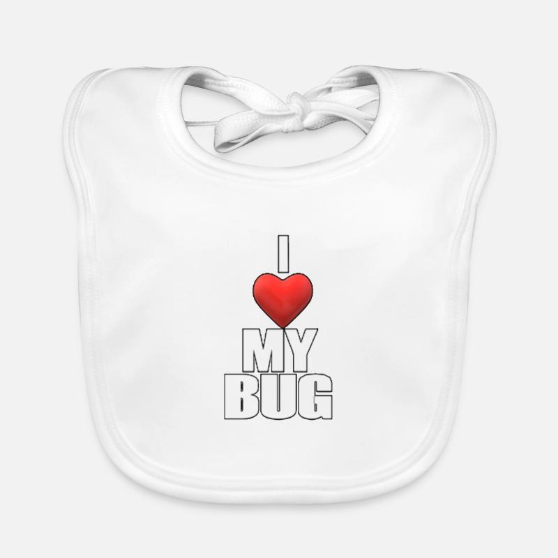 Ich liebe meinen Bug Baby Bio-Lätzchen