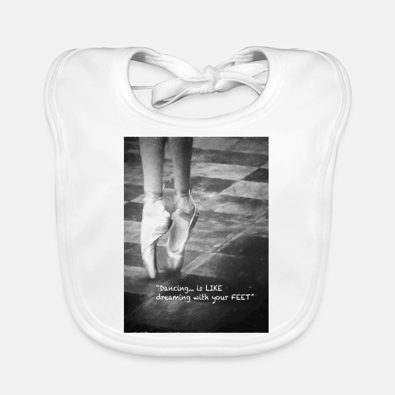 L'amour de la danse Bavoir bio Bébé
