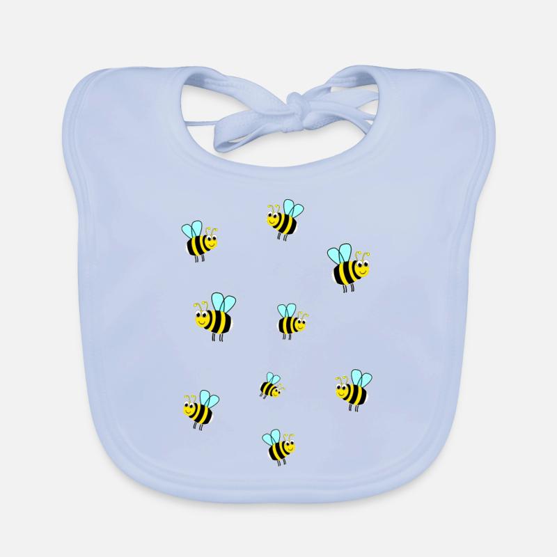 Bumblebees are thick bees bees Organic Baby Bibs