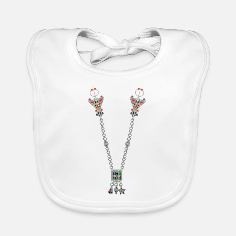 Kabyle Schmuck Baby Bio-Lätzchen