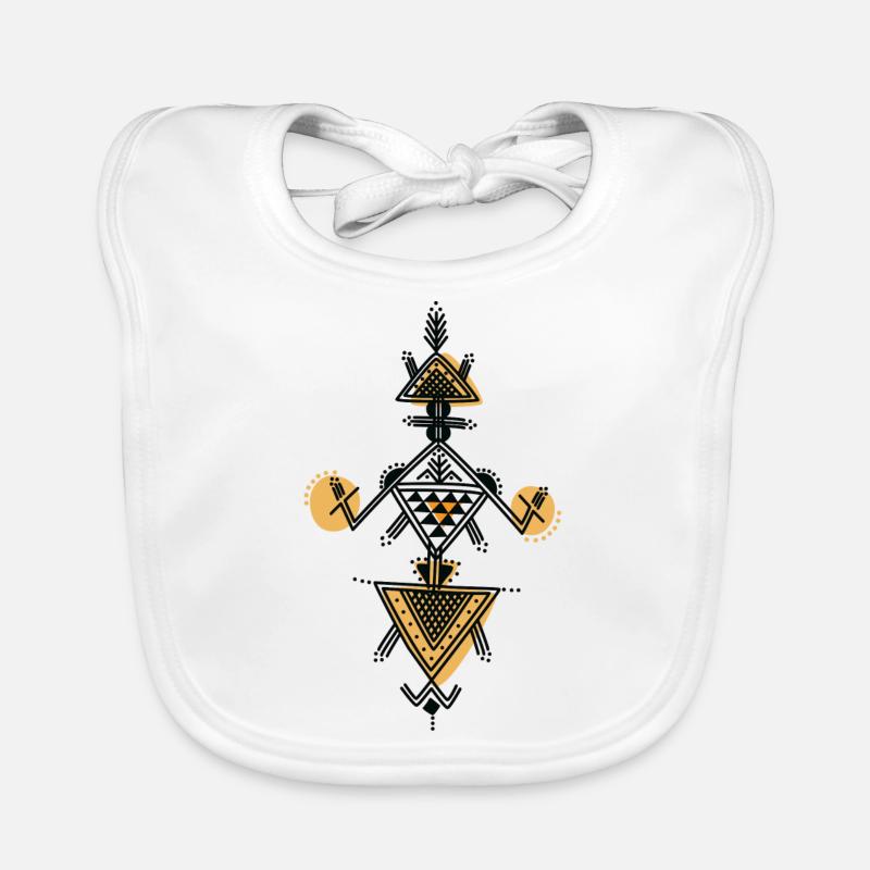 Kabyle Keramikmuster Baby Bio-Lätzchen