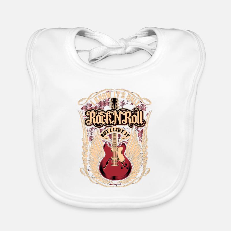 rock n roll Bavoir bio Bébé