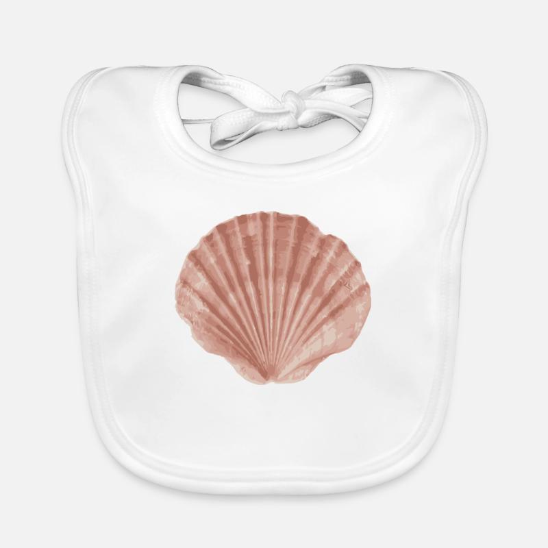 shell Organic Baby Bibs