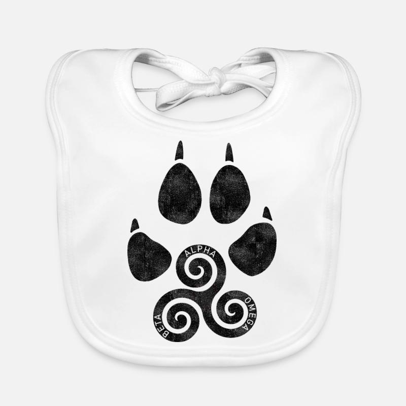 Celtic Wolf Baby Bio-Lätzchen