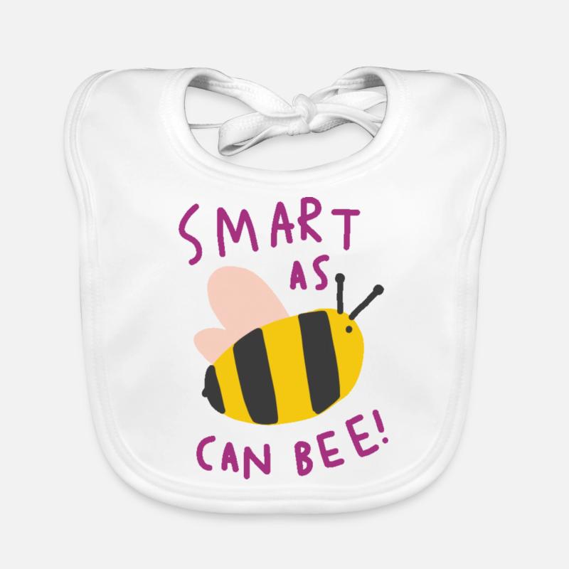 Smart as can Bee Organic Baby Bibs