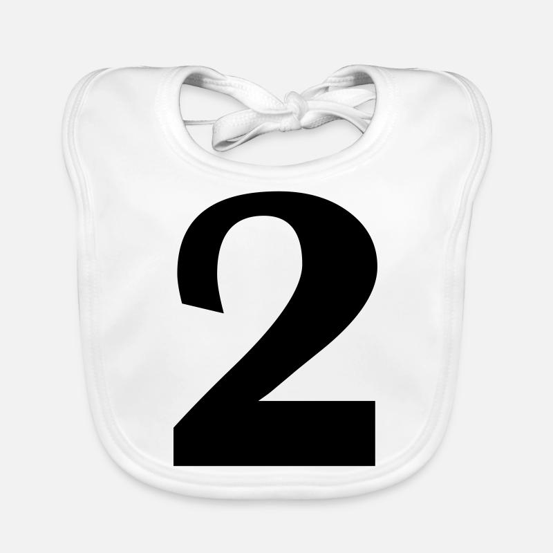 2 Organic Baby Bibs
