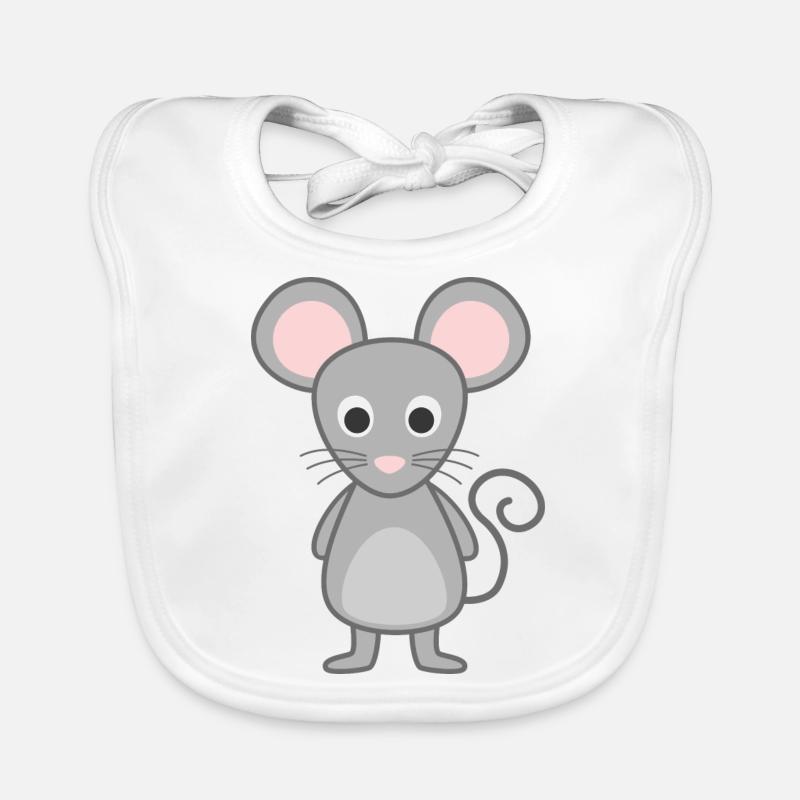 Mouse Organic Baby Bibs
