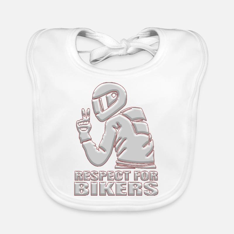 Motards Bavoir bio Bébé