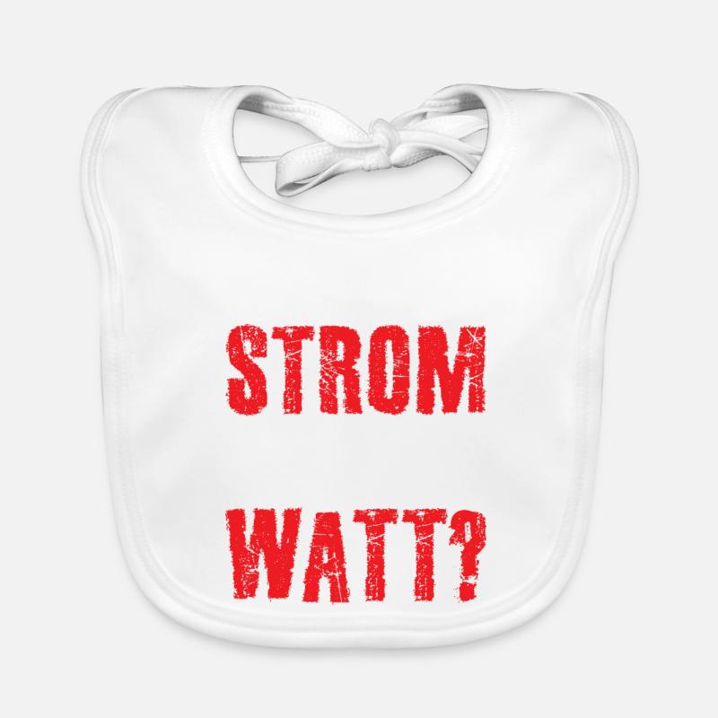 Volt Ihr Strom oder Watt? Baby Bio-Lätzchen