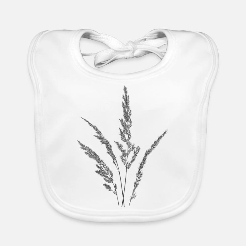 Graminées Bavoir bio Bébé