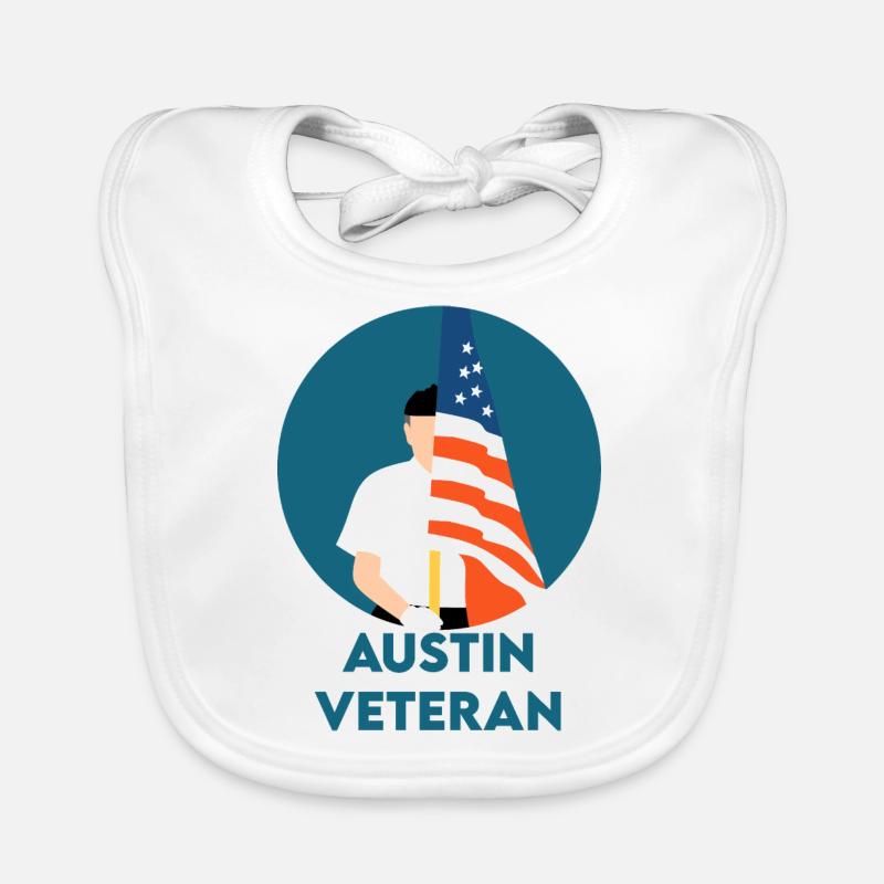 Austin-Veteran Baby Bio-Lätzchen