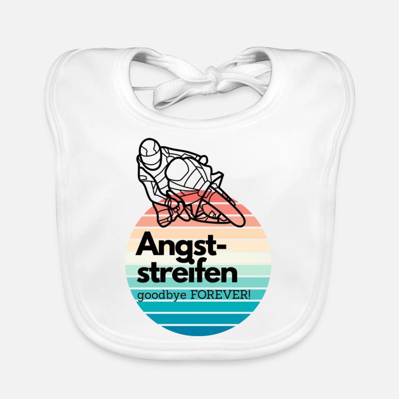 Rayures de peur Bavoir bio Bébé