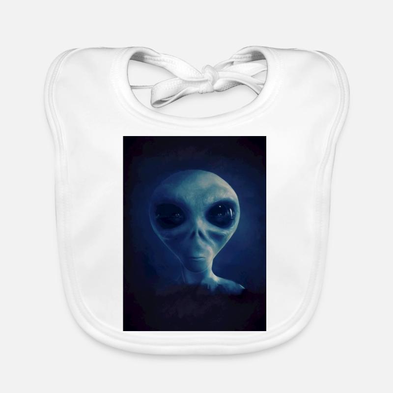 Alien Organic Baby Bibs