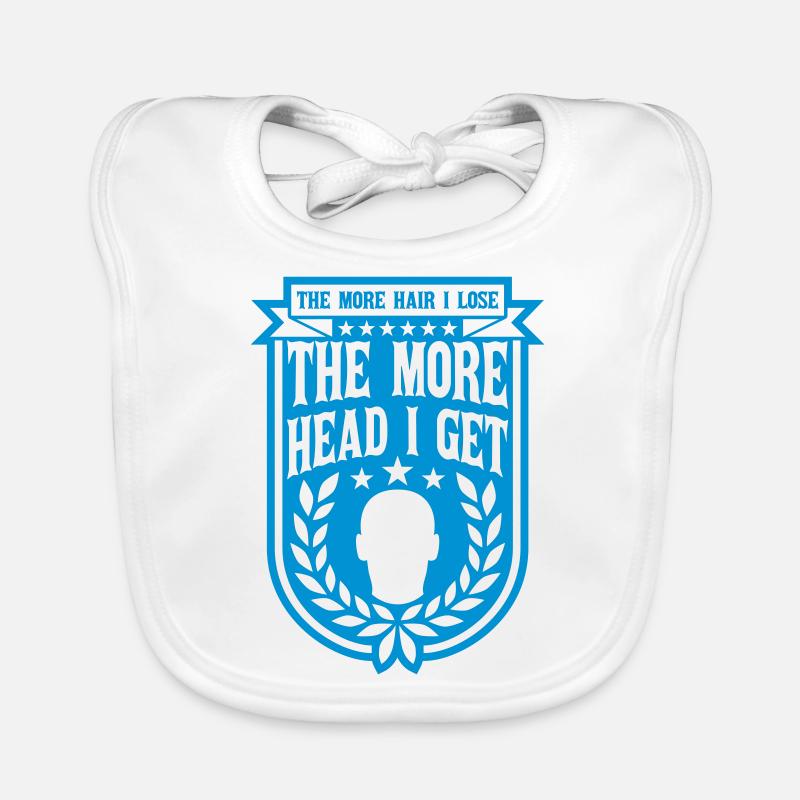I get more head Organic Baby Bibs