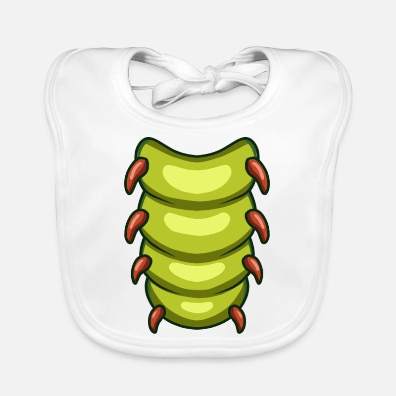 Raupe Baby Bio-Lätzchen