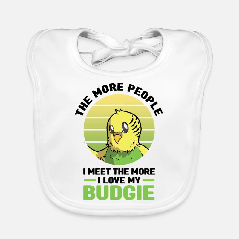 Perruche ondulée Bavoir bio Bébé