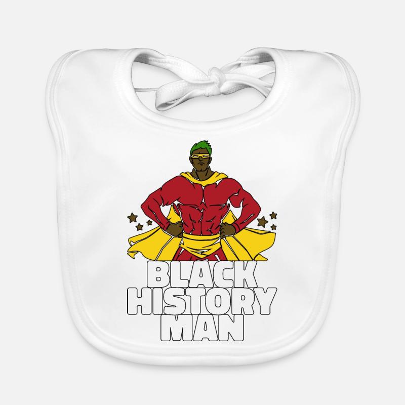black history hero gift Organic Baby Bibs