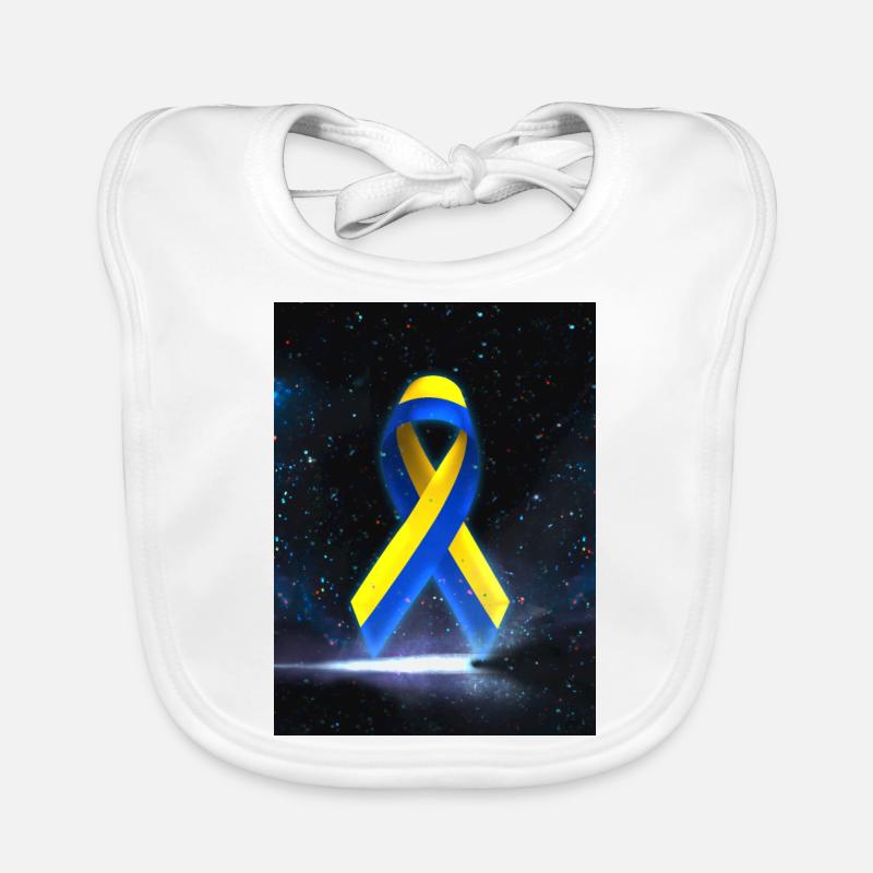 Ukraine Peace Loop Organic Baby Bibs