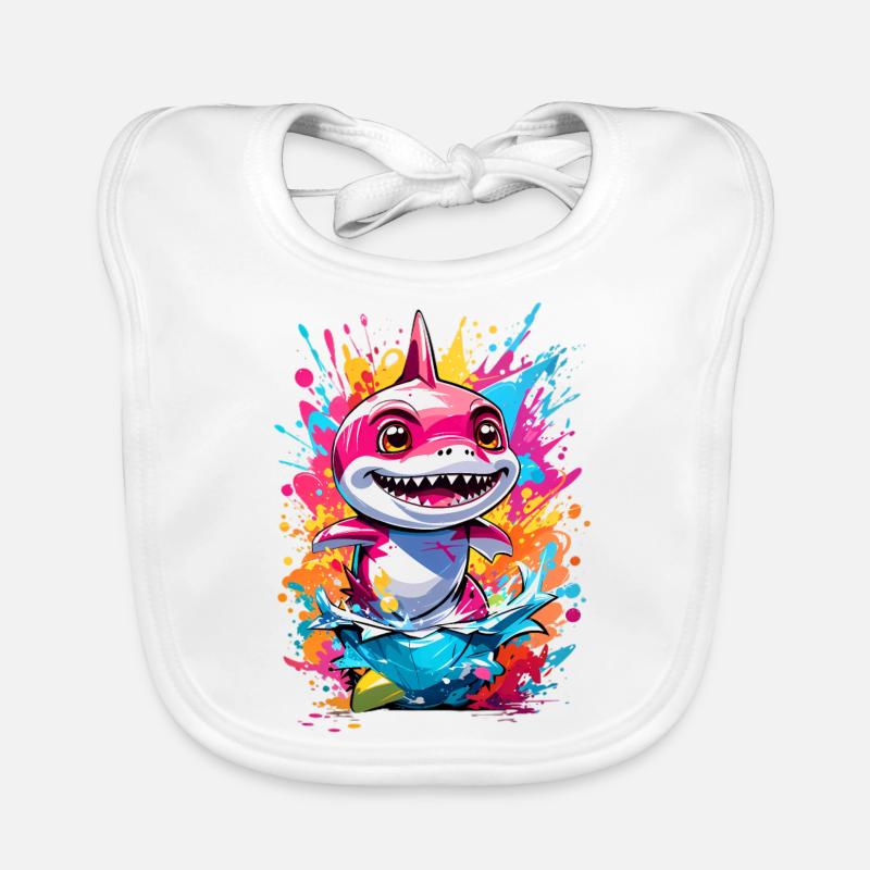 Shark Organic Baby Bibs