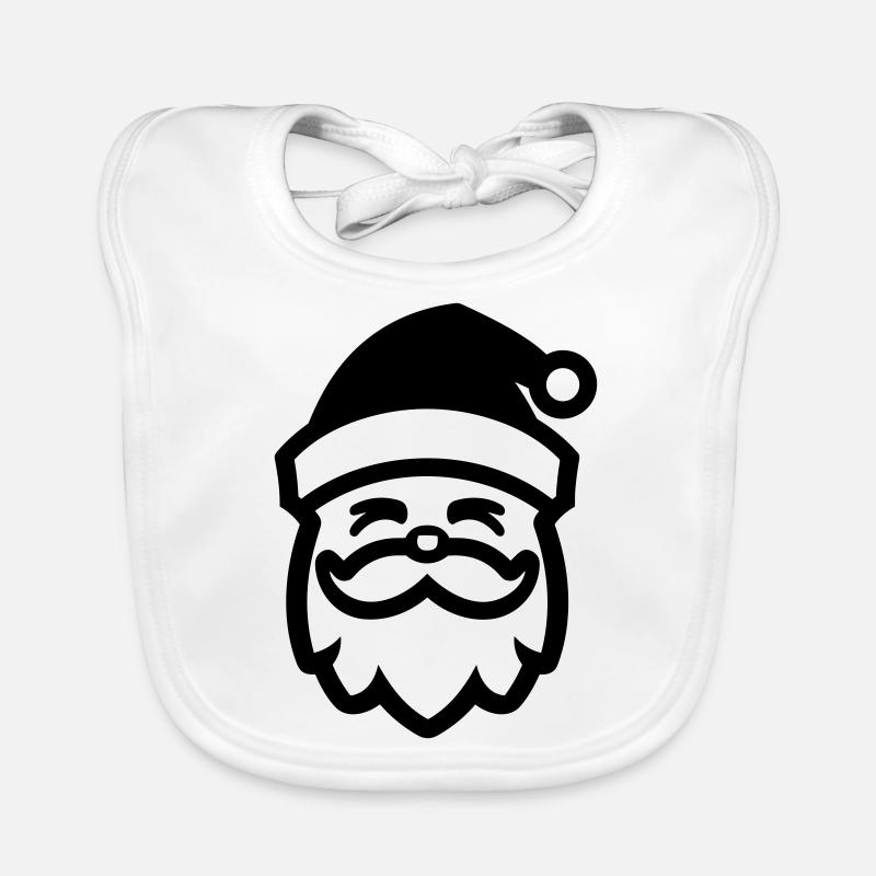 Kleiner Weihnachtsmann Baby Bio-Lätzchen