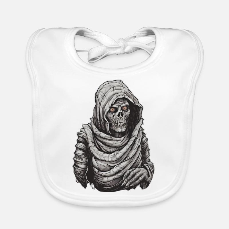 Mumie Halloween Süßes oder Saueres Verkleidung Baby Bio-Lätzchen