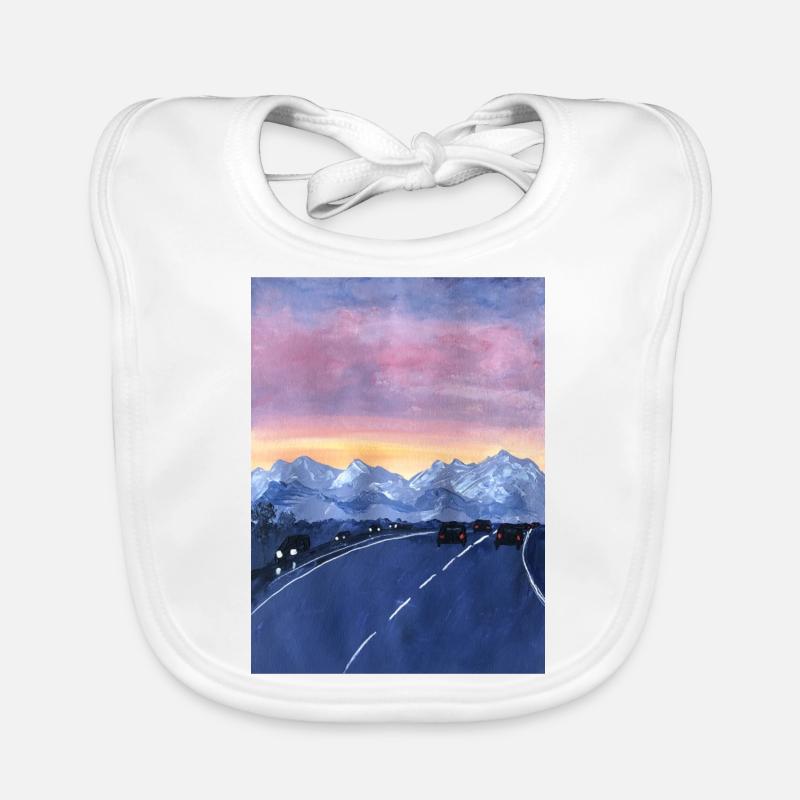 Dämmerung der Straße Baby Bio-Lätzchen