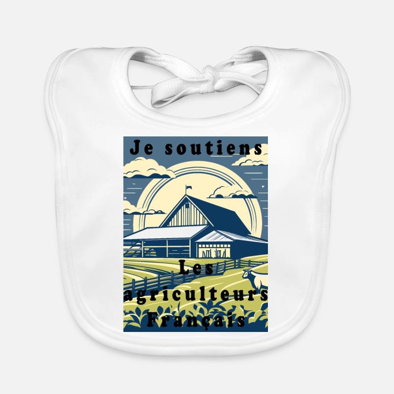 Support for Farmers #8 Organic Baby Bibs