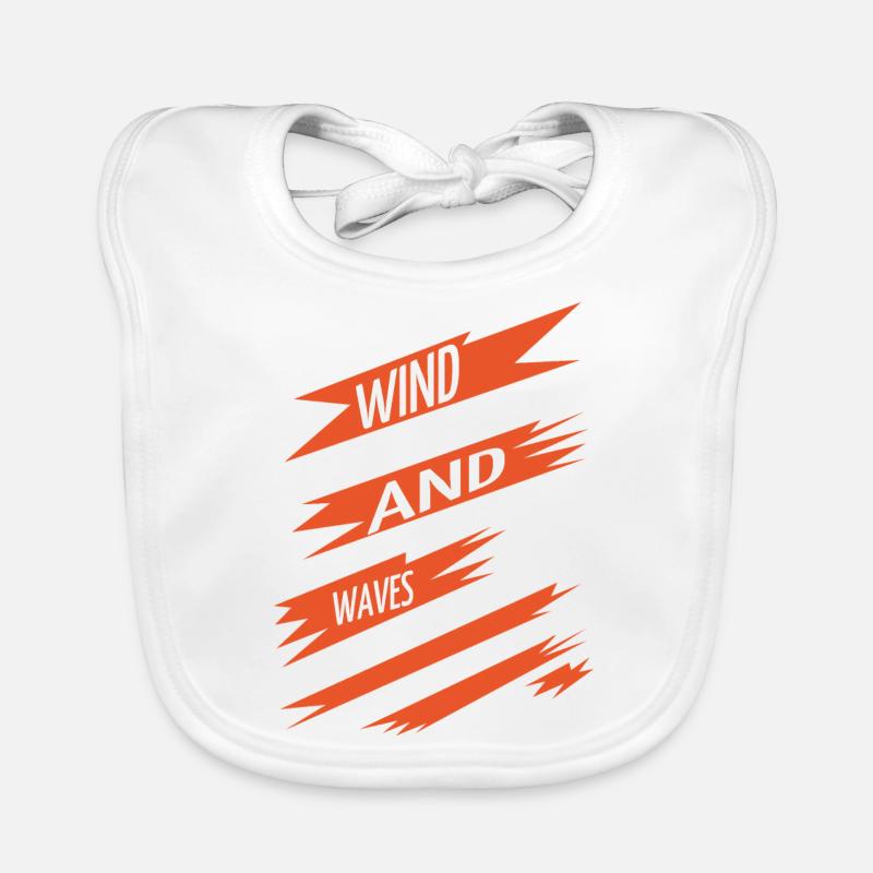 Idée cadeau déclaration Techniques de planche à voile Bavoir bio Bébé