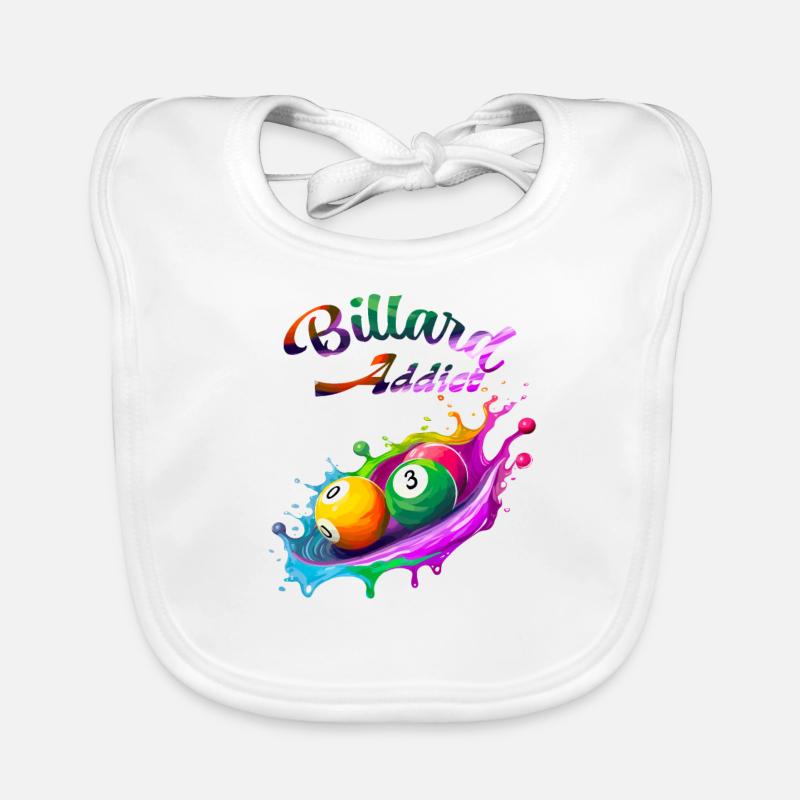 Billard addict Bavoir bio Bébé