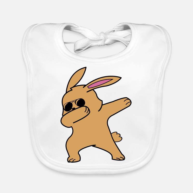 Tamponner le lapin Bavoir bio Bébé